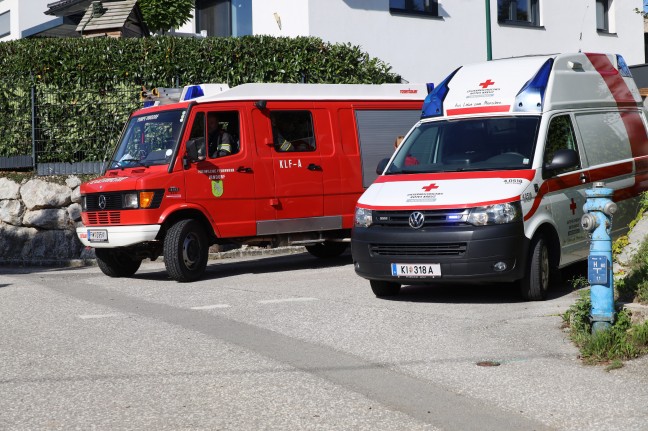 Drei Feuerwehren bei Brand in einem Wohnhaus in Kremsmünster im Einsatz