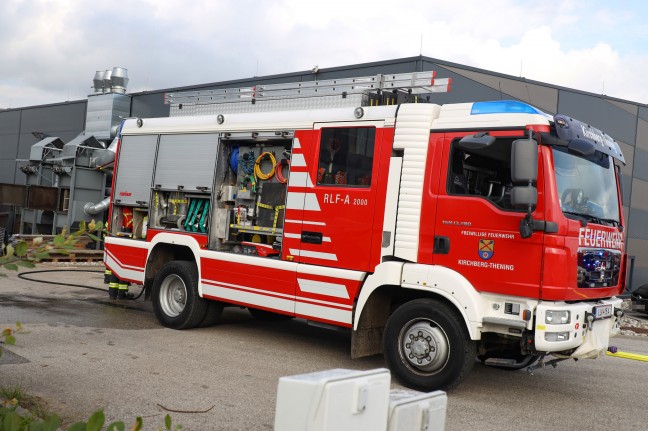 Brand in einer Absauganlage bei einem Unternehmen in Kirchberg-Thening