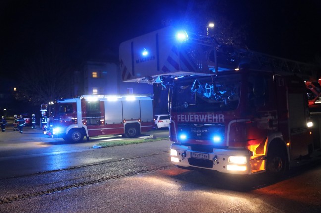 Knallkrper gezndet: Einsatz der Feuerwehr nach gemeldetem Gasgeruch in Wels-Lichtenegg