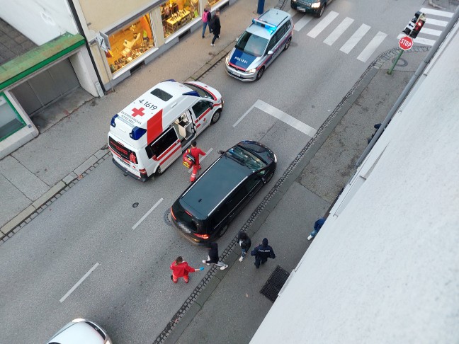 Wochenendeinkauf in Wels-Innenstadt endet mit Polizei- und Rettungseinsatz