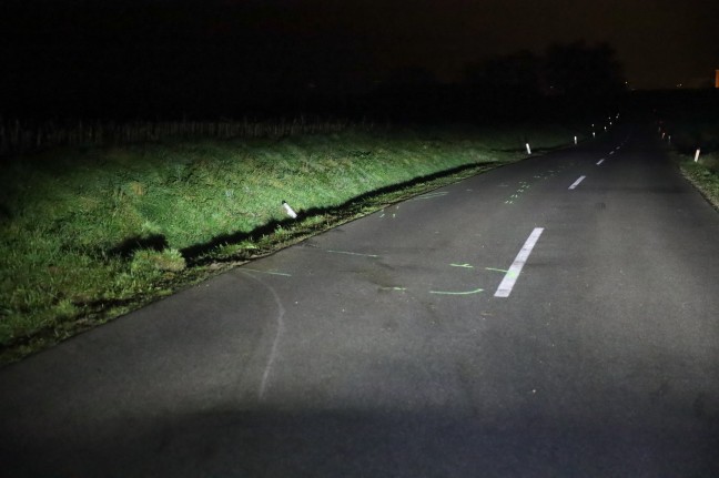 Auto in Steinerkirchen an der Traun von der Straße abgekommen