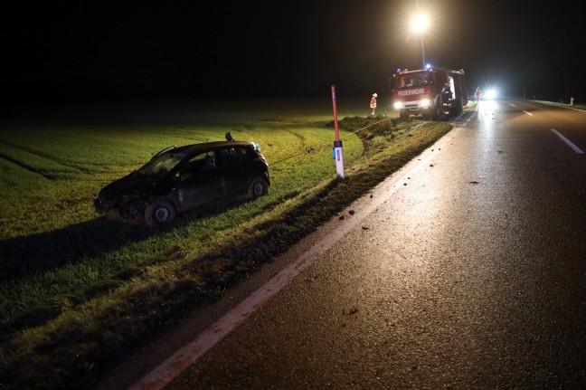 Schwerer Verkehrsunfall in Pettenbach fordert eine verletzte Person