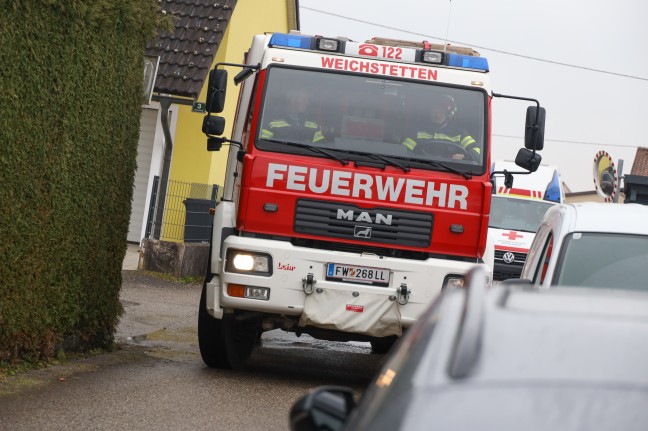 Brandeinsatz im Garten eines Wohnhauses in St. Marien