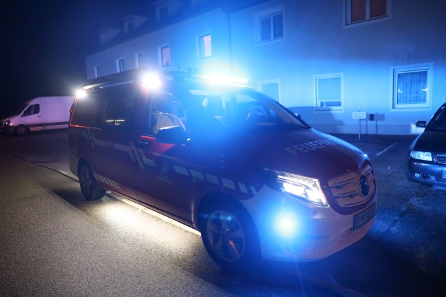 Feuerwehr bei dringender Trschlieung in Marchtrenk im Einsatz