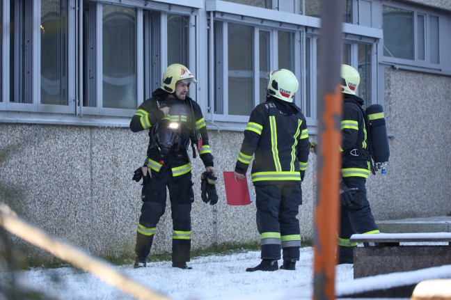 Brand im Schulgebude der HTL in Wels-Innenstadt sorgt fr greren Einsatz