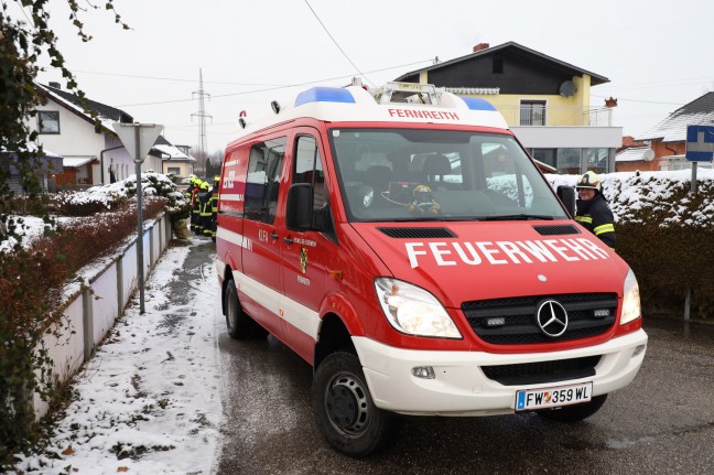 Verrauchter Keller in einem Einfamilienhaus in Gunskirchen sorgte für Einsatz der Feuerwehr