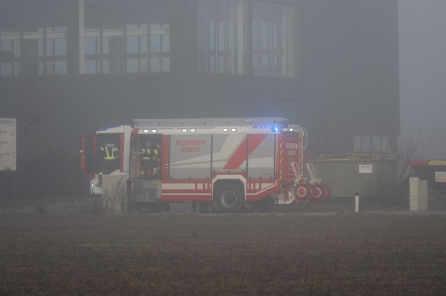 Gemeldeter Gasaustritt bei Unternehmen in Kirchberg-Thening sorgte kurzzeitig fr Einsatz