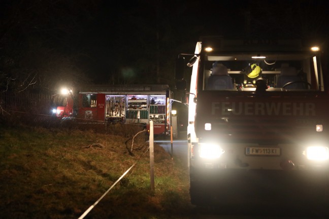 Zwei Feuerwehren bei Brand in einem Wohnhaus in Klaus an der Pyhrnbahn im Einsatz