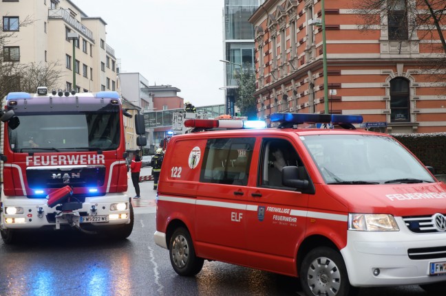 Drei Verletzte bei Brand in einer Wohnung in Wels-Innenstadt