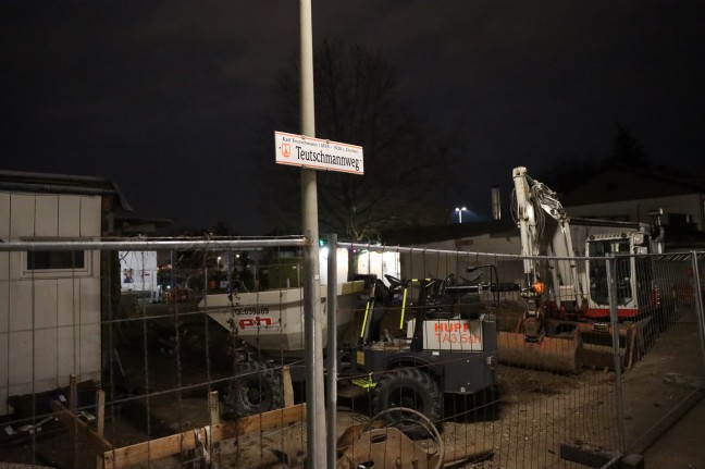 Fliegerbombe bei Bauarbeiten in Linz-Spallerhof entdeckt