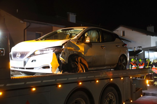 Streifkollision zwischen zwei Autos in Gunskirchen