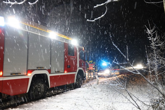 Schneedruck sorgt nun für viele Straßensperren quer durch Oberösterreich