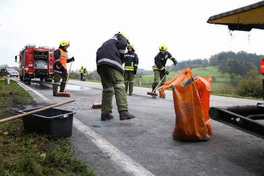 Schwerer Verkehrsunfall auf der Innviertler Straße in Taufkirchen an der Trattnach