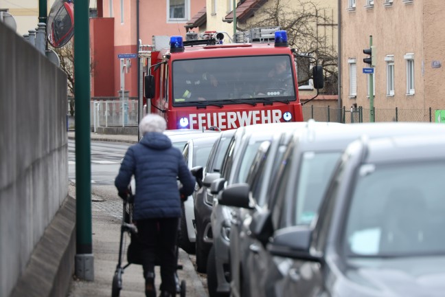 Brand im Klinikum in Wels-Neustadt fhrte zu Einsatz zweier Feuerwehren