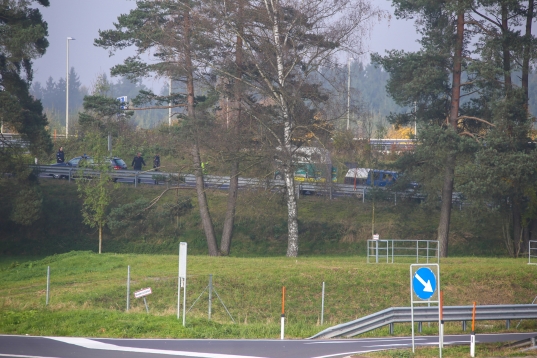 Polizei begleitete Pferd zum Autobahnparkplatz Allhaming