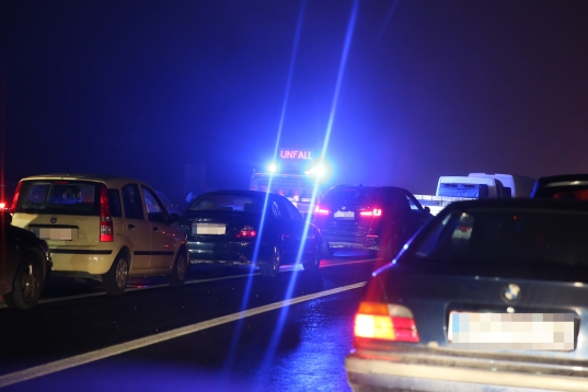 Autobahnsperre nach Verkehrsunfall auf der Welser Autobahn