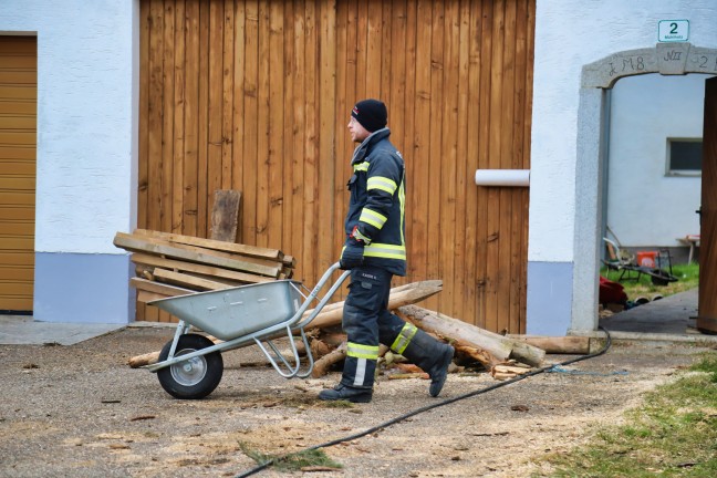 Drei Feuerwehren bei Zimmerbrand in St. Gotthard im Mühlkreis im Einsatz