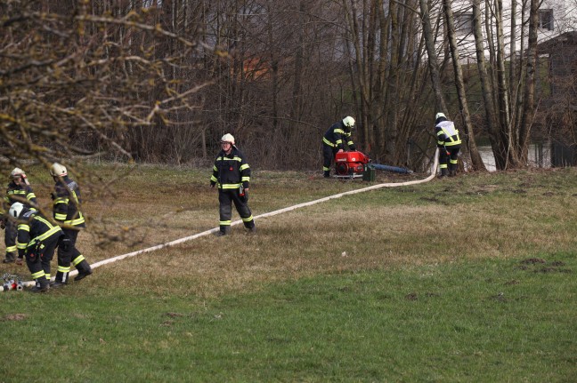 Vier Feuerwehren bei Zimmerbrand in Stroheim im Einsatz