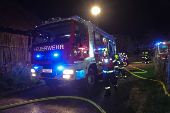 Dritter Brand: Diesmal Feuer im Lagerraum eines landwirtschaftlichen Gebudes in Marchtrenk