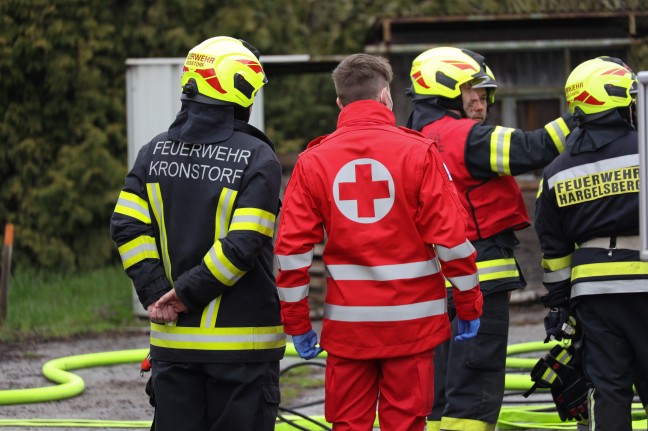 Brand in einem Wohnhaus in Kronstorf sorgt für Einsatz zweier Feuerwehren