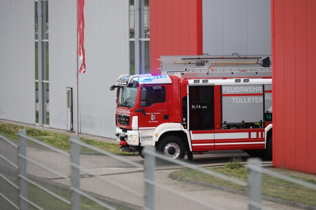 Brand bei einem Unternehmen in St. Georgen bei Grieskirchen sorgt fr Einsatz zweier Feuerwehren