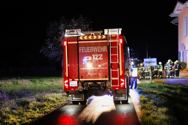 Vier Feuerwehren bei Entstehungsbrand in Wohnhaus in Goldwrth im Einsatz