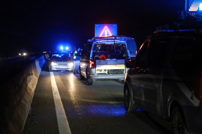 Geisterfahrerunfall auf Westautobahn bei St. Florian