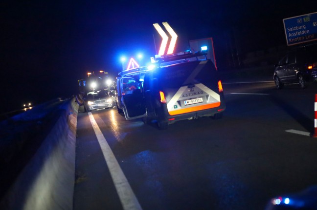 Geisterfahrerunfall auf Westautobahn bei St. Florian