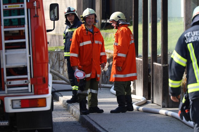 Brand im Bereich einer Absauganlage einer Tischlerei in Tollet