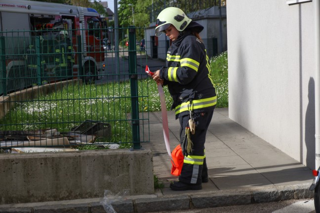 Kchenbrand in einer Wohnung in Wels-Vogelweide fordert zwei Verletzte