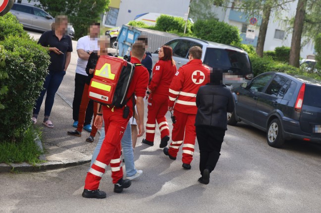 Kchenbrand in einer Wohnung in Wels-Vogelweide fordert zwei Verletzte