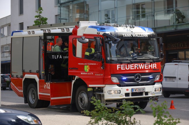 Drei Feuerwehren bei Brand in einer Wohnung in Bad Schallerbach im Einsatz