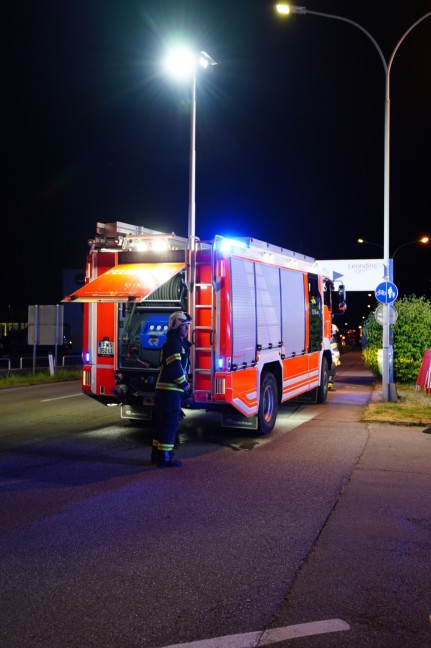 Brand in einem Jugendzentrum in Leonding sorgt fr Einsatz von drei Feuerwehren