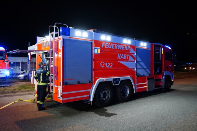 Brand in einem Jugendzentrum in Leonding sorgt fr Einsatz von drei Feuerwehren