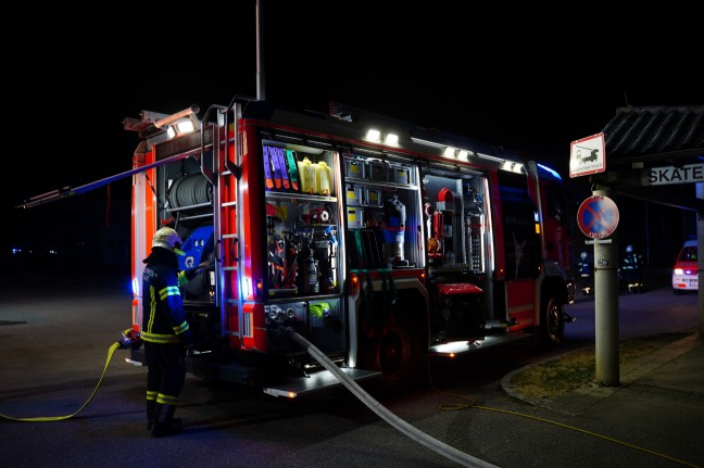 Brand in einem Jugendzentrum in Leonding sorgt fr Einsatz von drei Feuerwehren