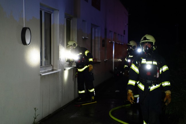 Brand in einem Jugendzentrum in Leonding sorgt fr Einsatz von drei Feuerwehren