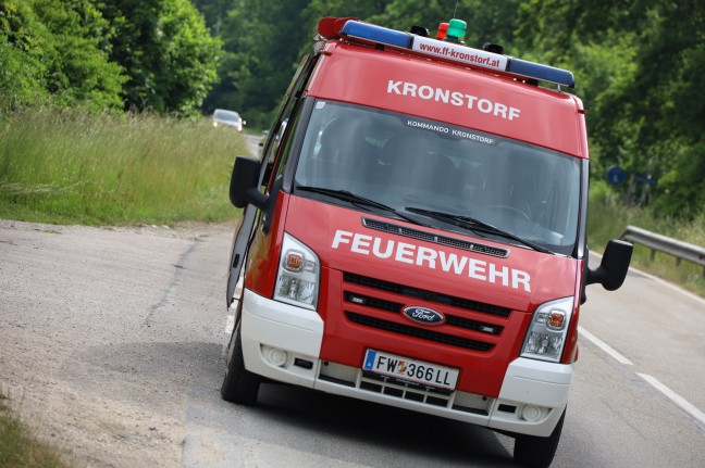 Schwerer Verkehrsunfall zwischen zwei PKW in Kronstorf