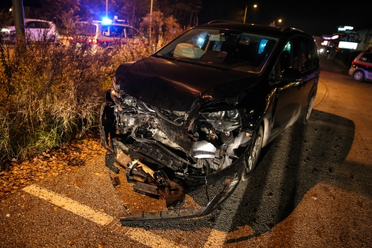 Verkehrsunfall im Abendverkehr auf der Pyhrnpass Strae in Steinhaus