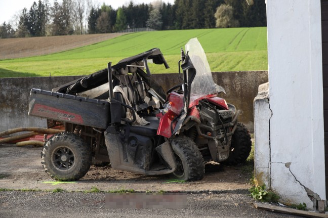 16-Jähriger erlag nach schwerem Quadunfall bei Prambachkirchen im Krankenhaus seinen Verletzungen 