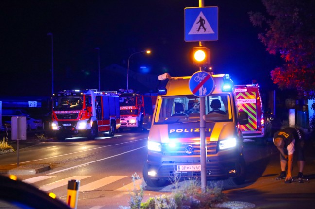 Großeinsatz nach Explosion in Ansfelden