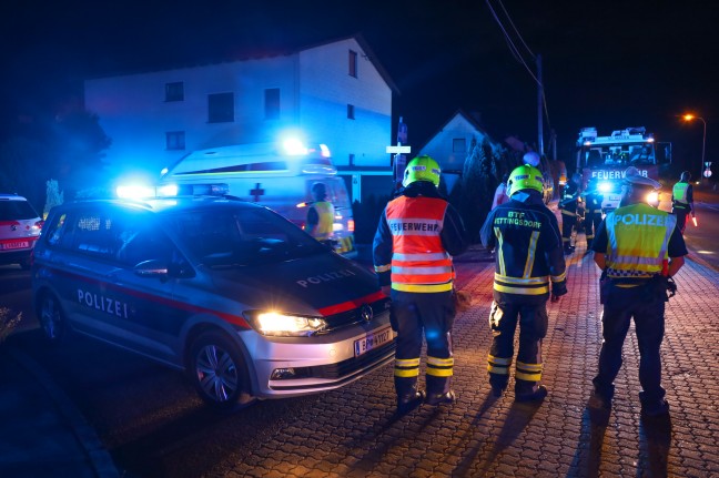 Großeinsatz nach Explosion in Ansfelden