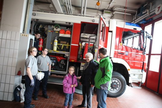 Tag der offenen Tr fr Kinder bei der Feuerwehr der Stadt Wels