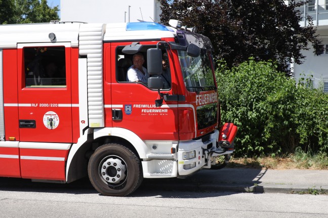 Rasche Entwarnung nach gemeldetem Brand in Wels-Vogelweide