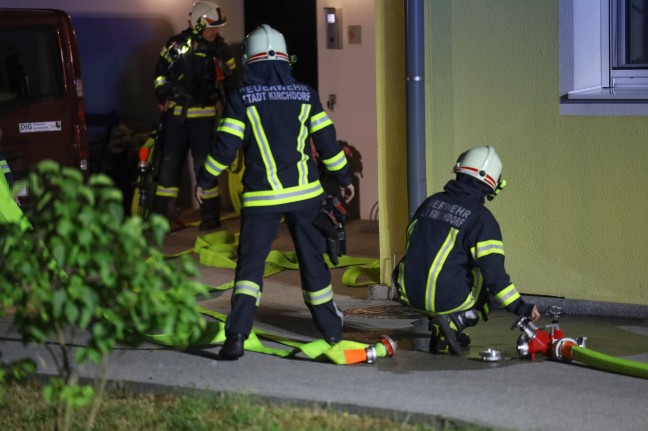 Keller einer Tagesheimsttte in Kirchdorf an der Krems durch Tonbrennofen verraucht