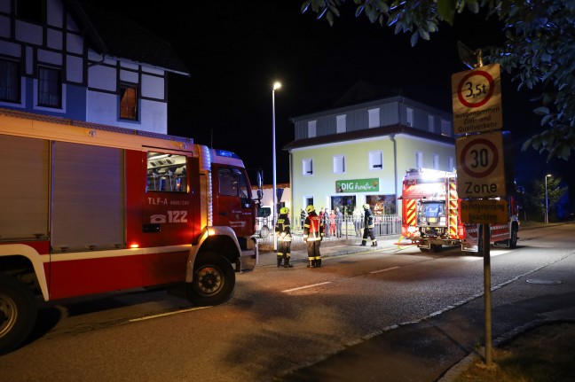 Keller einer Tagesheimsttte in Kirchdorf an der Krems durch Tonbrennofen verraucht