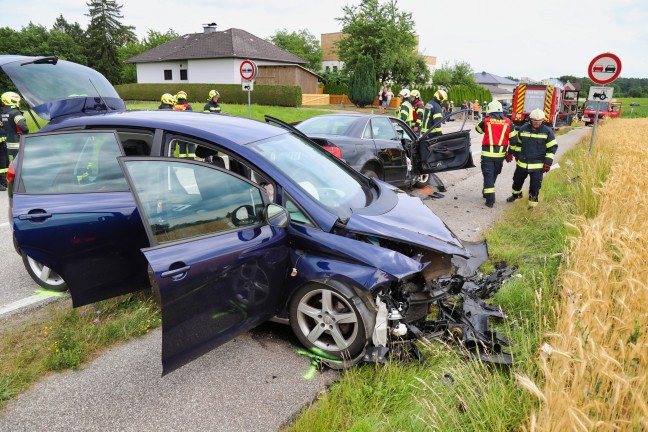 Zwei Tote und sechs teilweise Schwerverletzte bei Verkehrsunfall in St. Martin im Mhlkreis