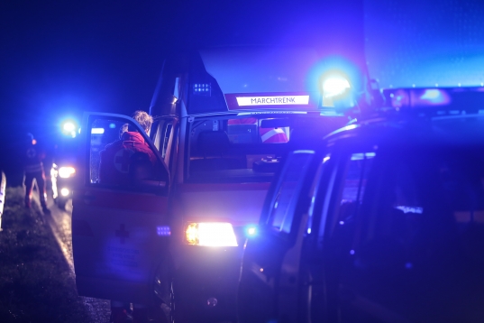 Verkehrsunfall auf der Welser Autobahn in Weikirchen an der Traun fordert zwei Verletzte