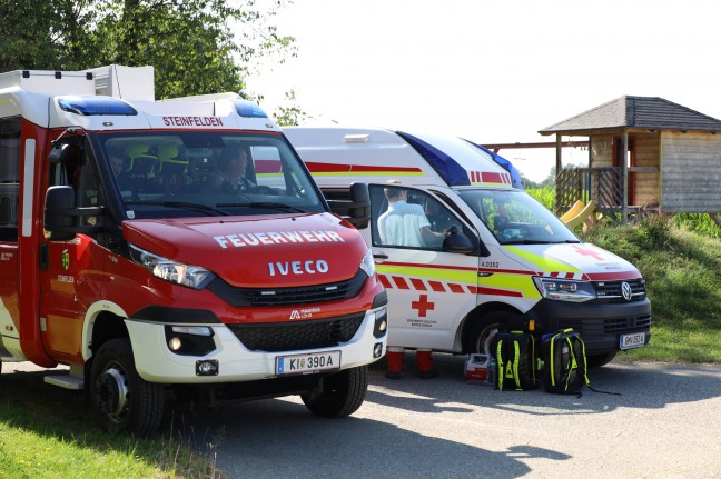 Sechs Feuerwehren bei Brand einer Strohpresse in Pettenbach im Einsatz