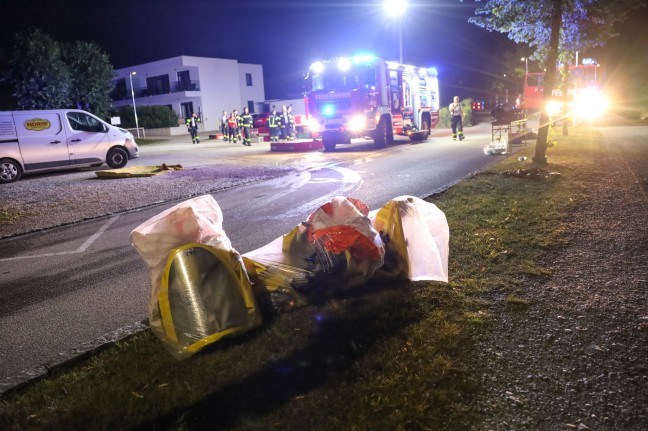 Explosion nach Chlorgasaustritt im Freibad in Lambach