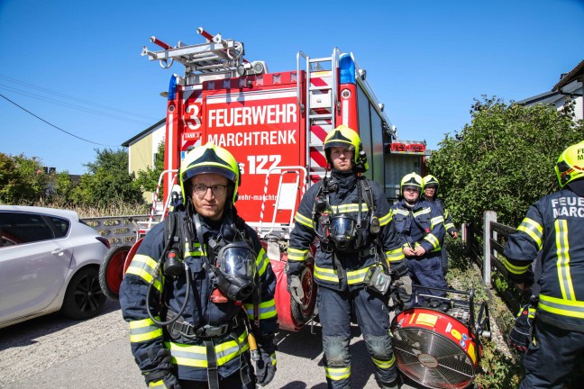 Kleinbrand in einem Wohnhaus in Marchtrenk rasch gelscht